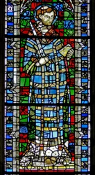 Window depicting St Vincent