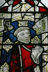Window w6 depicting a donor - John Gedney
