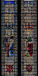 Window depicting St Peter and St Paul