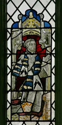 Window w7 depicting a donor - John Denstone