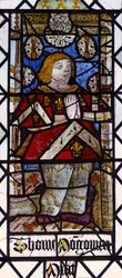Window w7 depicting a donor - Thomas Montgomery
