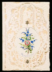 With My Kind Love, Valentine card, c.1858