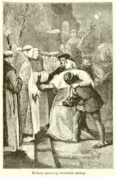 Wolsey Entering Leicester Abbey