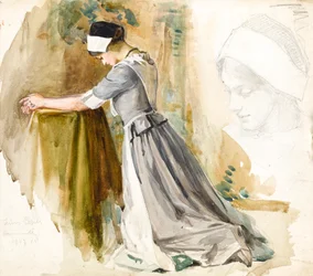 Woman at Prayer, c.1917
