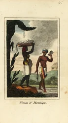Women of Martinique, Antilles, West Indies