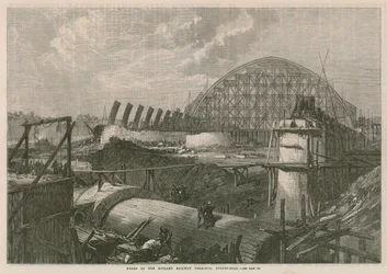 Works of the Midland Railway Terminus on Euston Road
