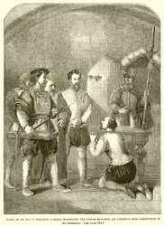 Wyatt, on His Way to Execution, Solemnly Exonerating the Princess Elizabeth and Courtenay