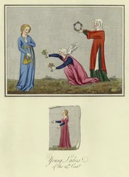 Young ladies of the 14th Century