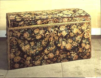 Henry III coffer, embroidered