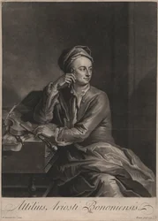 Attilus Ariosti Bononiensis, engraved by John Simon, 1719
