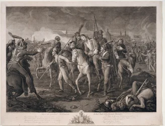 Death of General Aleksey Melissino on 26 August 1813