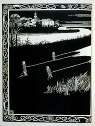 Enak before Gomorrah, from the book Judah illustrated by Ephraim Moses Lilien