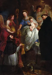 The Virgin Giving a Stole to St. Hubert