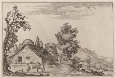 Landscape with a Traveler before a Cottage
