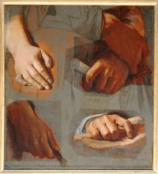 Studies for The Apotheosis of Homer. 1826-1827