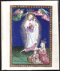 Full page: Madonna in an aureole, c.1464