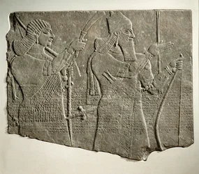 King Assurnazirpal in Battle