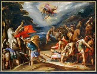 The conversion of Saint Paul on the road to Damascus