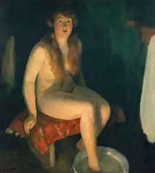 Footbath in Front of the Fireplace