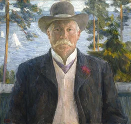 Portrait of the Composer Thorvald Lammers 1841-1922, 1906