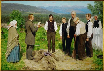 The Funeral, 1885