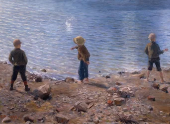 Three Boys at the Beach