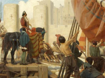 Robert, Earl of Gloucester, building the Great Keep of Bristol Castle in 1116