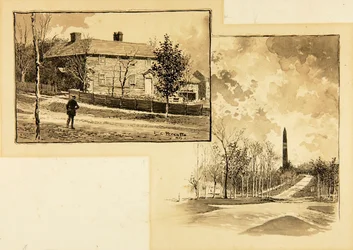 House/Monument in Woods