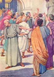 Lists of those who were doomed were hung up in the Forum