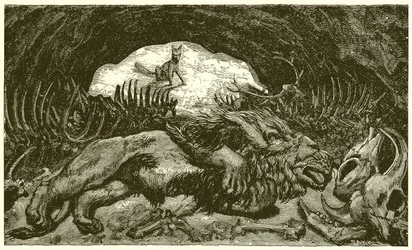 The Fox and the Sick Lion