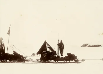 The furthest south: Lat. 85° 17’ South, National Antarctic Expedition. From album by Sir Ernest Henry Shackleton entitled National Antarctic Expedition (1901-1903)