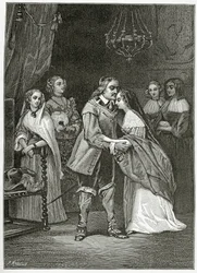 Cromwell and his Daughters