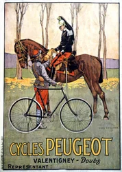Army Messenger, Peugeot Advertising (c.1900)