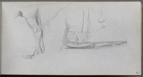 Sketchbook, page 43: Studies: Horse