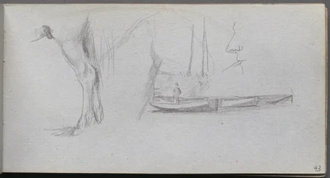 Sketchbook, Page 43: Studies: Horse