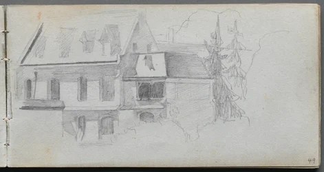 Sketchbook, Page 49: Architectural Study