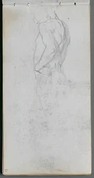 Sketchbook, Page 51: Figure Study