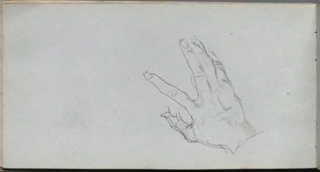 Sketchbook, Page 68: Study of a Hand