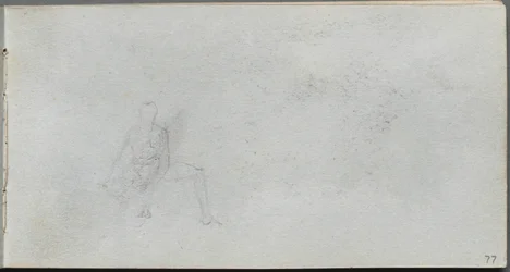 Sketchbook, page 77: Figure Study