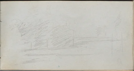 Sketchbook, page 78: Landscape Study