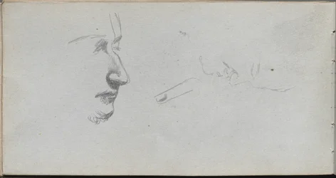 Sketchbook, page 80: Study of Faces