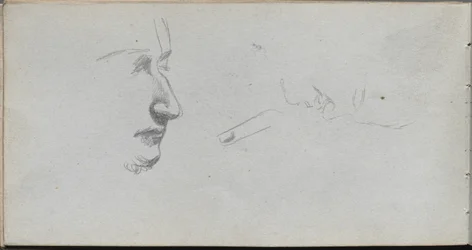 Sketchbook, Page 80: Study of Faces