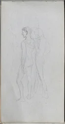 Sketchbook, page 92: Two Nudes