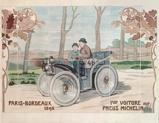 Edouard and Andre Michelin Driving L