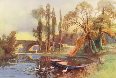 River Thames: Chertsey Bridge