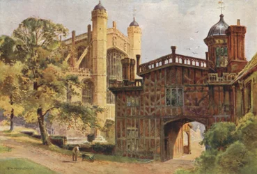 The Horse-Shoe Cloisters and St. George
