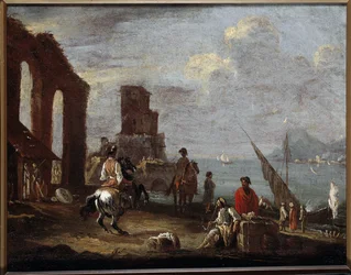 Landscape with Ruins Near the Sea