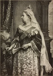 Her Majesty Queen Victoria at celebration of 50th Anniversary of her Coronation