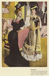 Two women discussing holiday travel plans