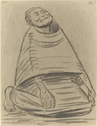 Man Kneeling, 1916